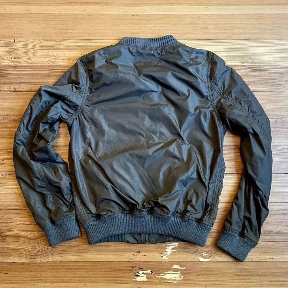 J. Crew bonded nylon bomber jacket. Size M.